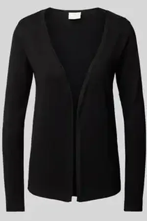 Kaffe Cardigan met opengewerkte voorkant, model 