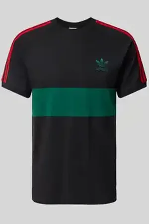 adidas T-shirt van viscose met labelstitching