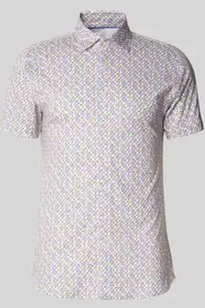 DESOTO Slim fit vrijetijdsoverhemd met kentkraag