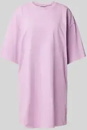 Review Knielange T-shirtjurk met ronde hals