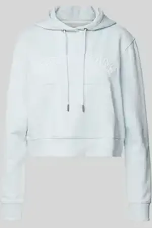 Guess Korte hoodie met labelbadges