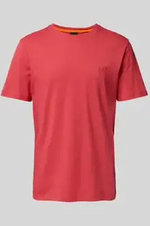 HUGO BOSS T-shirt met labelbadge, model 