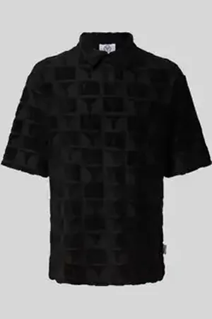 Carlo Colucci Regular fit poloshirt met knoopsluiting, model 
