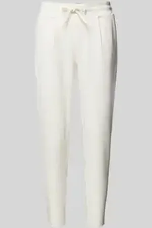 Ichi Sweatpants met verkorte pasvorm, model 