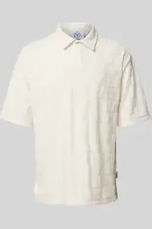 Carlo Colucci Regular fit poloshirt met knoopsluiting, model 