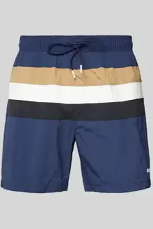 HUGO BOSS Relaxed fit zwembroek met labelprint, model 