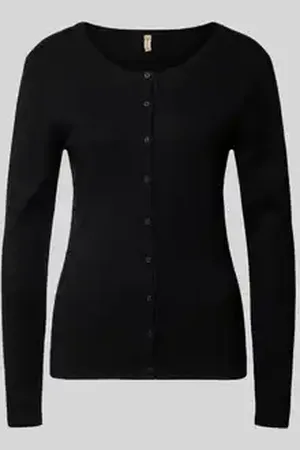 soyaconcept Gebreid jack met ronde hals, model 