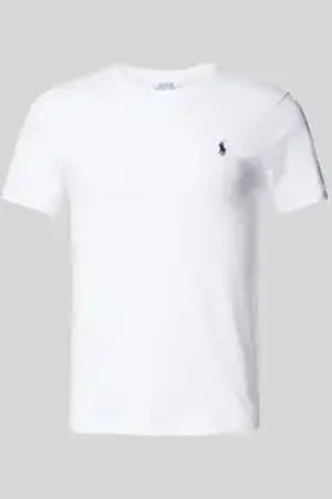 Ralph Lauren Custom slim fit T-shirt met geborduurd logo