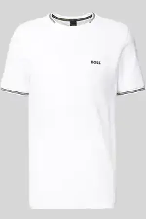 HUGO BOSS T-shirt met labelprint, model 