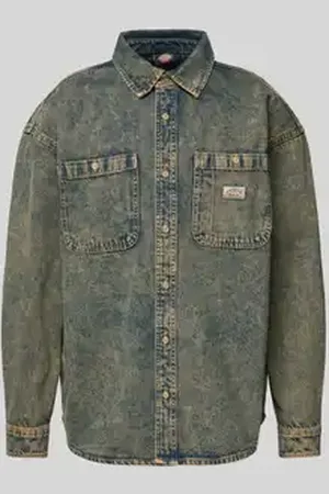 Dickies Relaxed fit jeansoverhemd met borstzakken, model 