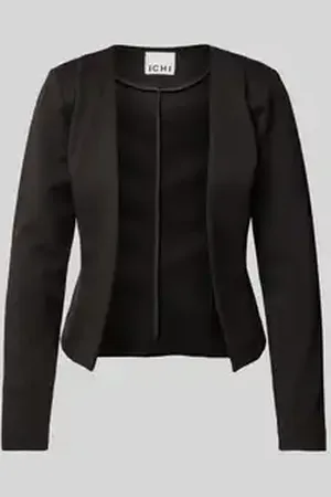 Ichi Regular fit blazer met opengewerkte voorkant, model 