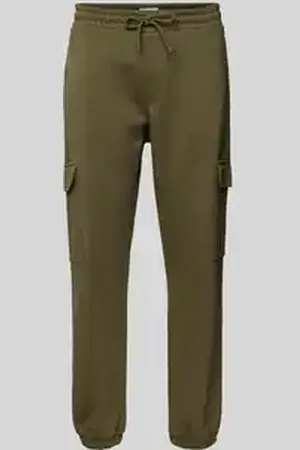 McNeal Regular fit sweatpants met cargozakken
