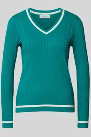 Christian Berg Gebreide pullover met ribboorden