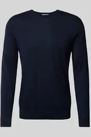 Profuomo Wollen pullover met ronde hals