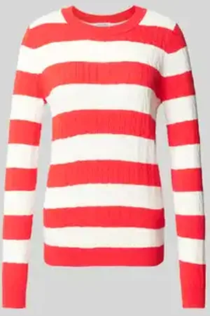 Christian Berg Gebreide pullover met kabelpatroon