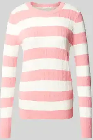 Christian Berg Gebreide pullover met kabelpatroon