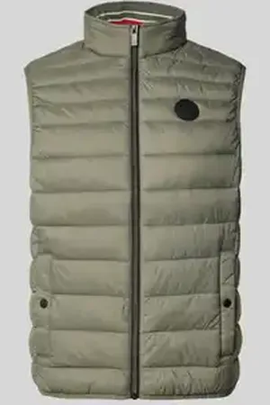 Christian Berg Regular fit bodywarmer met opstaande kraag