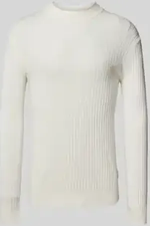 Cinque Gebreide pullover van viscosemix met opstaande kraag