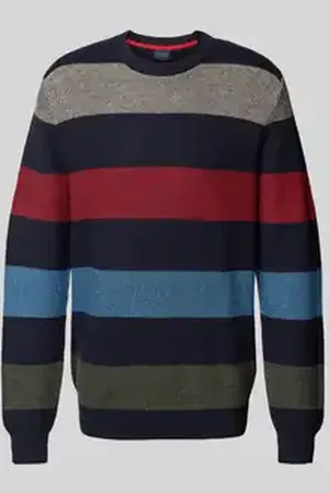 Christian Berg Gebreide pullover met ronde hals