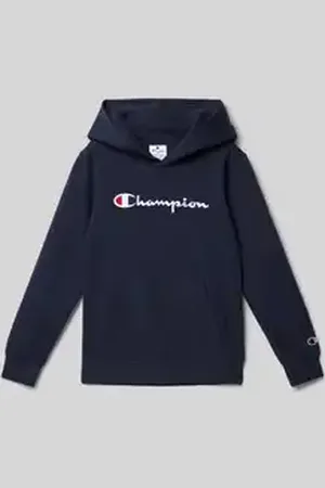 Champion Hoodie met labelstitching
