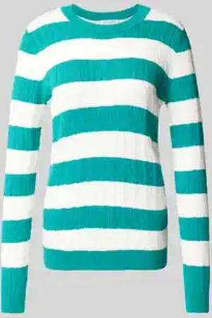 Christian Berg Gebreide pullover met kabelpatroon