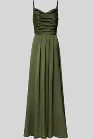 TROYDEN COLLECTION Avondjurk met cascadehals