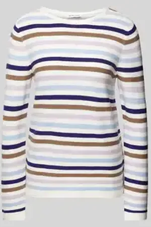 TOM TAILOR Regular fit gebreide pullover van puur katoen met rolboorden