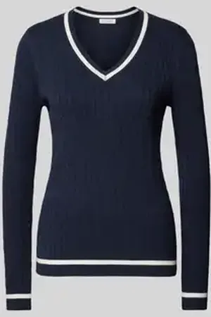 Christian Berg Gebreide pullover met ribboorden