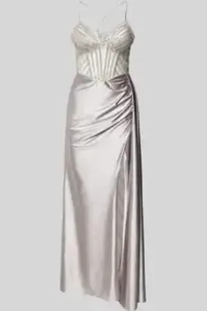 Luxuar Avondjurk met strass-steentjes