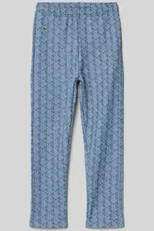 Lacoste Regular fit sweatpants met logobadge