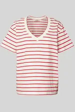 Mos Mosh T-shirt met V-hals, model 