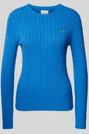 GANT Gebreide pullover met ribboorden