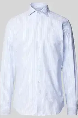 Profuomo Regular fit vrijetijdsoverhemd met kentkraag