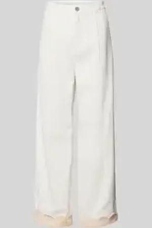Stella Nova Wide leg jeans met bandplooien
