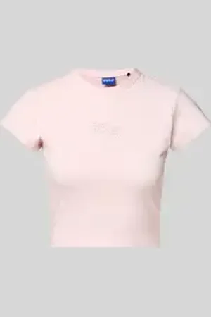 Hugo Blue T-shirt met strass-steentjes, model 