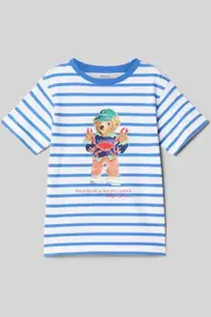 Ralph Lauren T-shirt met motief- en labelprint