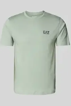 EA7 Regular fit T-shirt van puur katoen