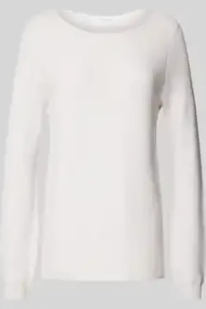 Christian Berg Gebreide pullover met ballonmouwen