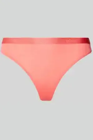 HUGO BOSS String met elastische band met label