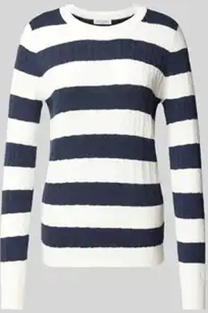 Christian Berg Gebreide pullover met kabelpatroon