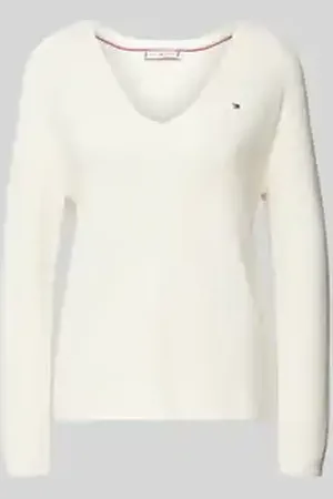 Tommy Hilfiger Gebreide pullover met logostitching