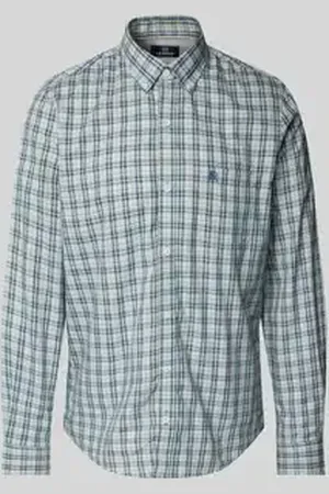 Lerros Regular fit vrijetijdsoverhemd met labelstitching