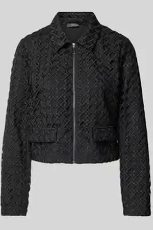 Comma, Blazer met structuurmotief
