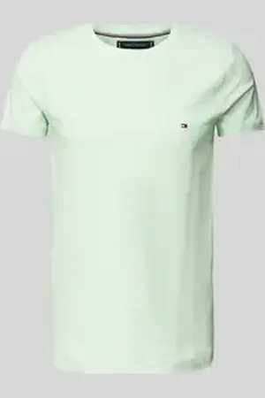 Tommy Hilfiger Slim fit T-shirt met logostitching