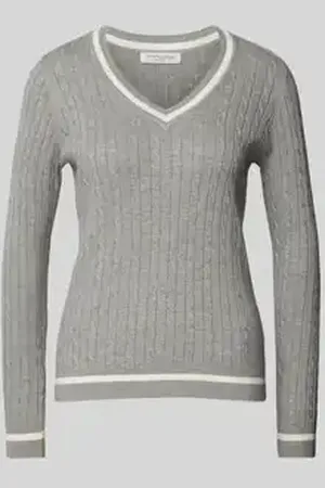 Christian Berg Gebreide pullover met ribboorden