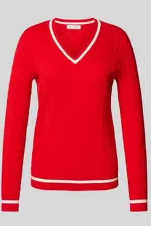 Christian Berg Gebreide pullover met ribboorden