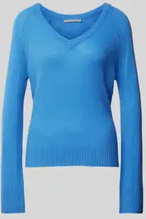 The Mercer Kasjmier gebreide pullover met V-hals