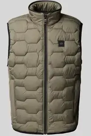 TOM TAILOR Regular fit bodywarmer met opstaande kraag