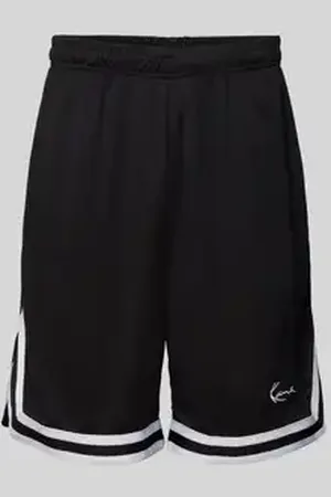 Karl Kani Loose fit korte broek met labelstitching