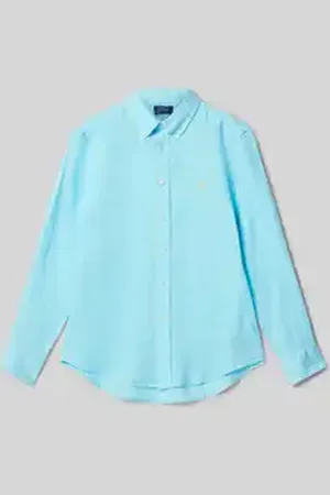 Ralph Lauren Regular fit linnen overhemd met button-downkraag
